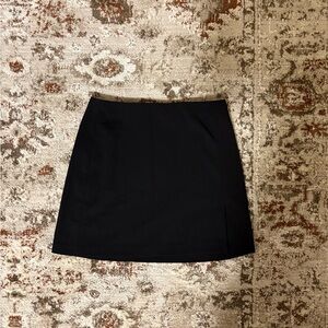 Aritzia Sunday Best Classic Black Mini Skirt